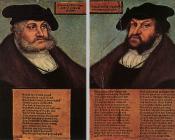 卢卡斯 伊尔 韦基奥 克拉纳赫 : Portraits of Johann I and Frederick III the wise